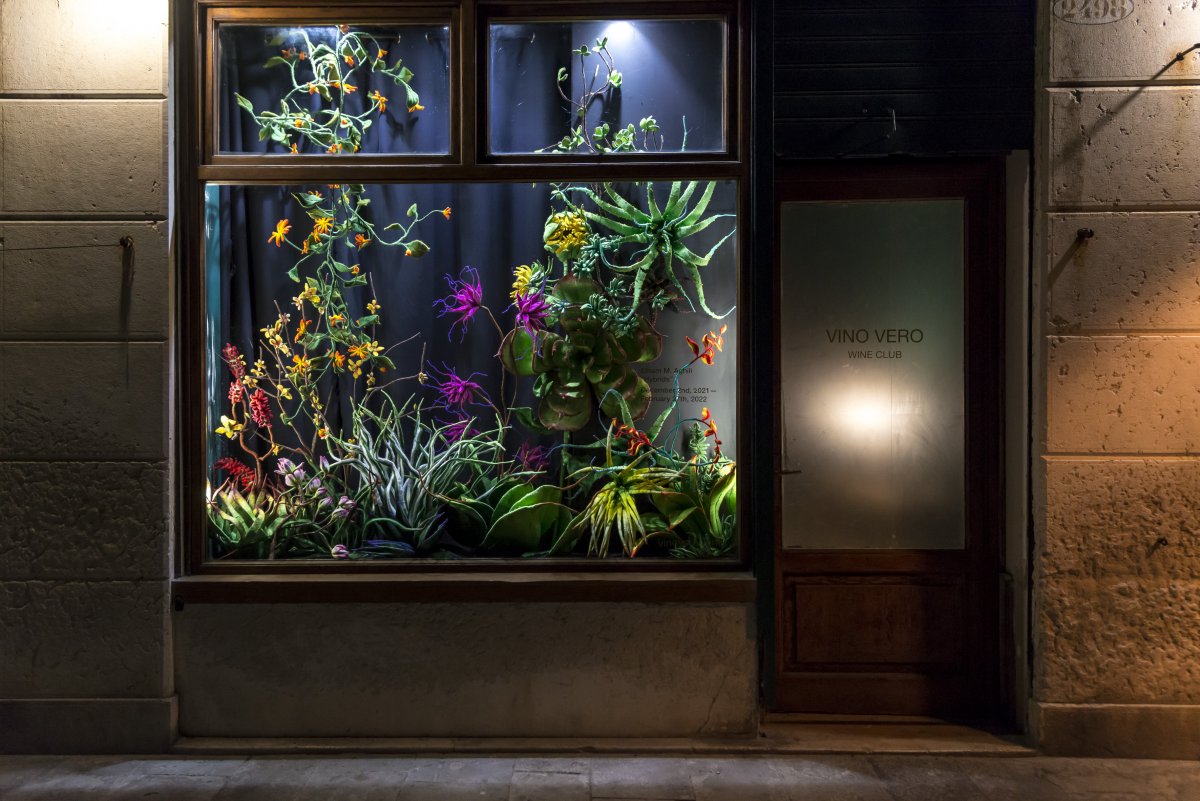 Artist Elham M. Aghili at Vino Vero